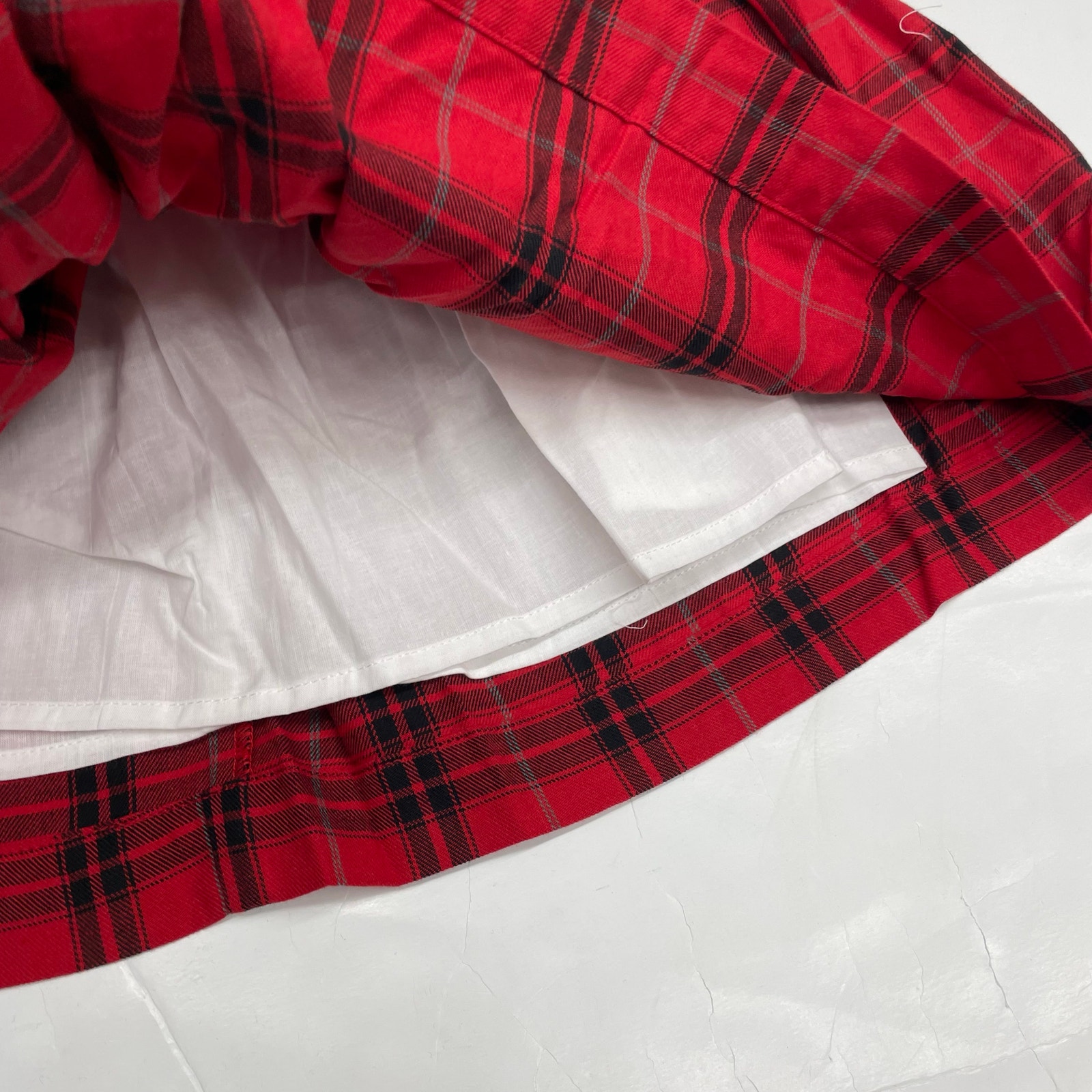 Nwt Nanducket 3t Plaid Smocked Holiday Dress — image 4 of 7
